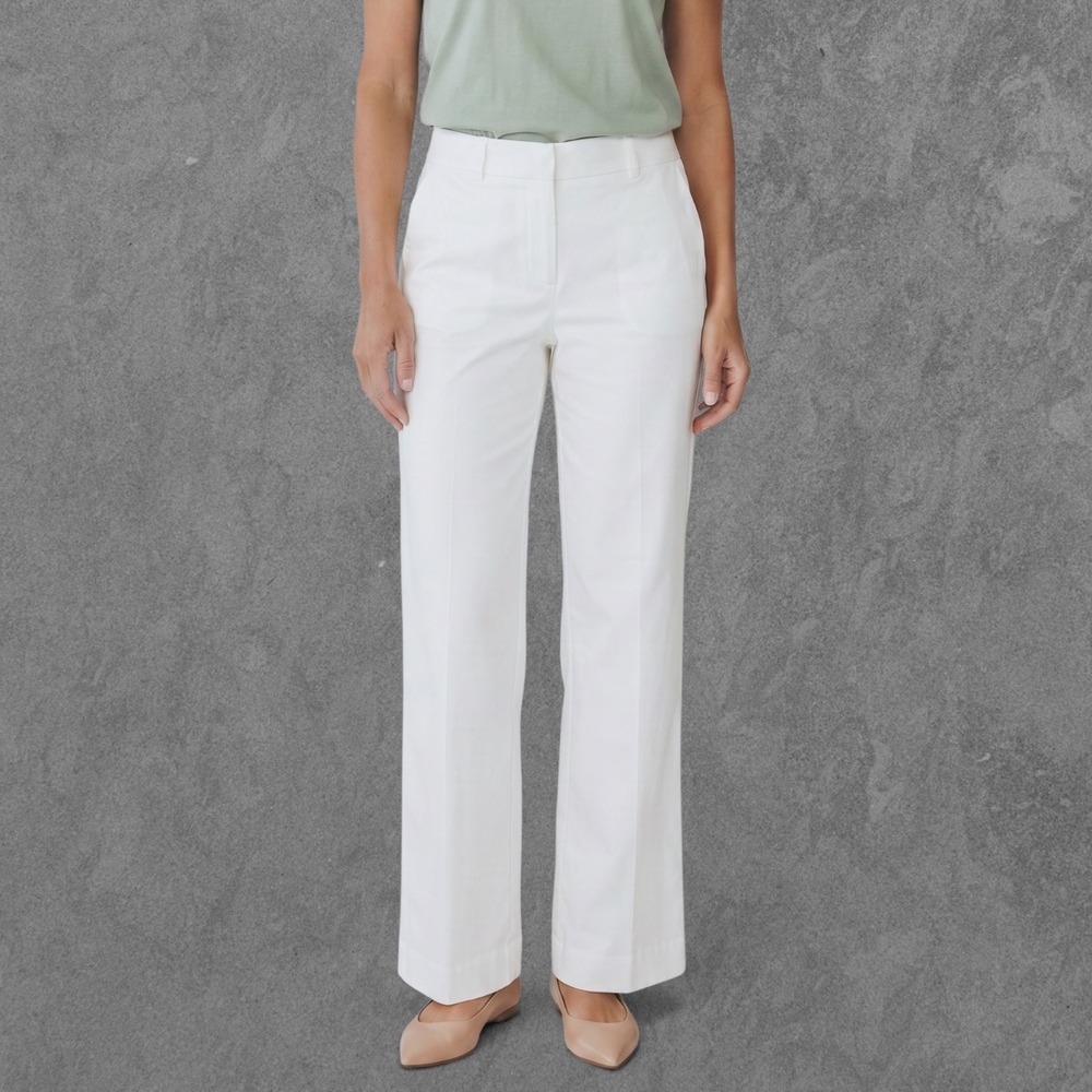 TALBOTS Newport Pant in Ivory, 6 Petite
